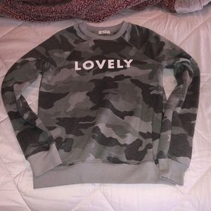 Camo sweater